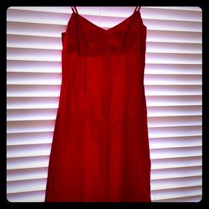 Esprit red size 5/6 slip dress.